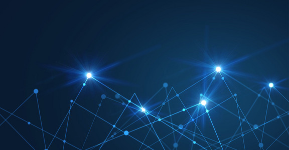 科技藍色背景下的信息化 網(wǎng)絡科技領域技術開發(fā)新趨勢